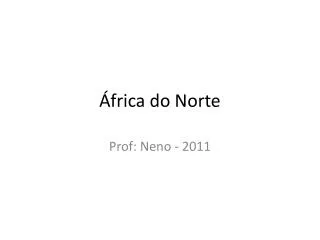 frica do norte