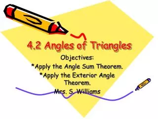 4.2 Angles of Triangles