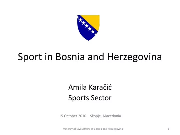 sport in bosnia and herzegovina