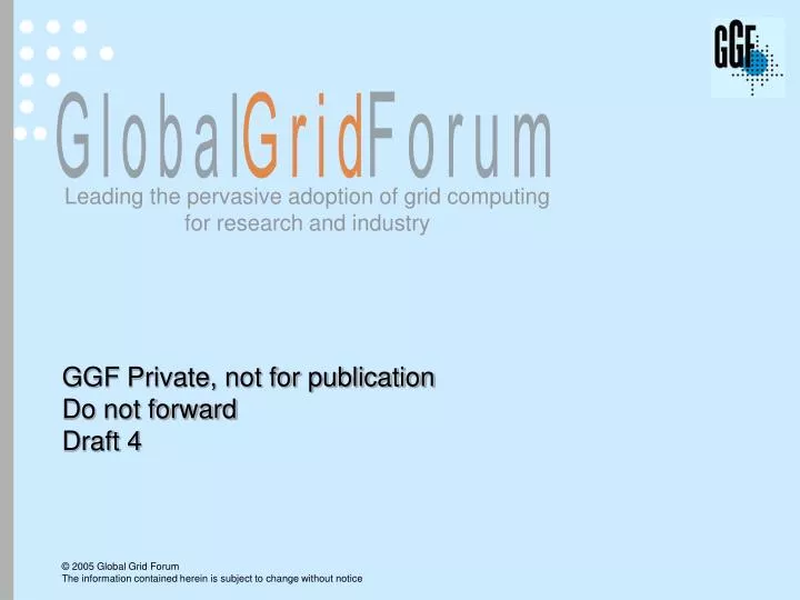 ggf private not for publication do not forward draft 4