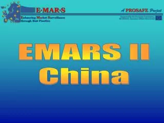 EMARS II China