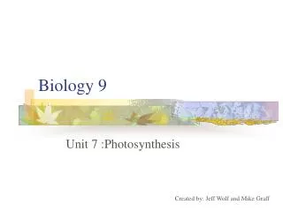 Biology 9