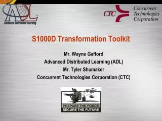 S1000D Transformation Toolkit