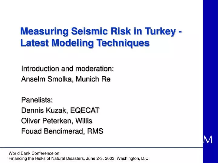 measuring seismic risk in turkey latest modeling techniques