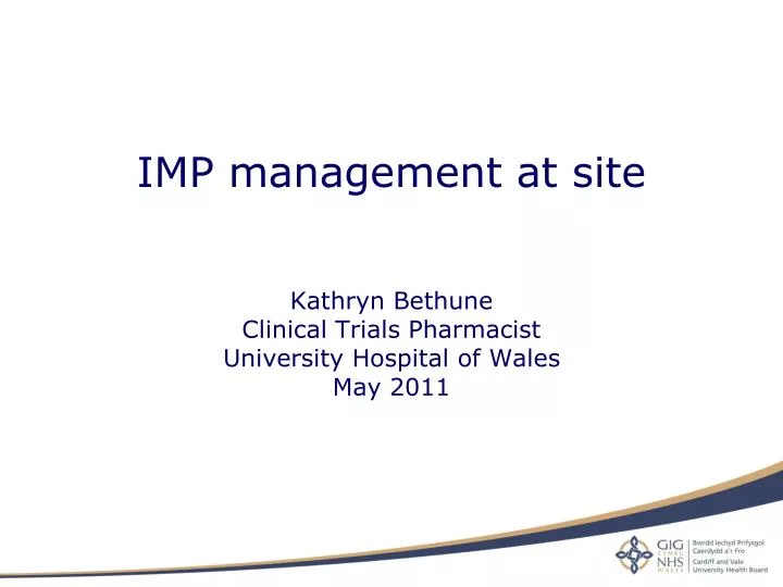 imp management at site