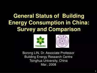 General Status of Building Energy Consumption in China: Survey and Comparison