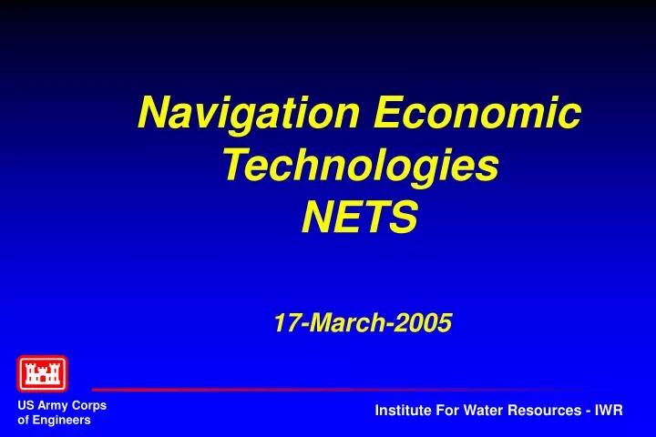 navigation economic technologies nets 17 march 2005