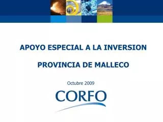apoyo especial a la inversion provincia de malleco
