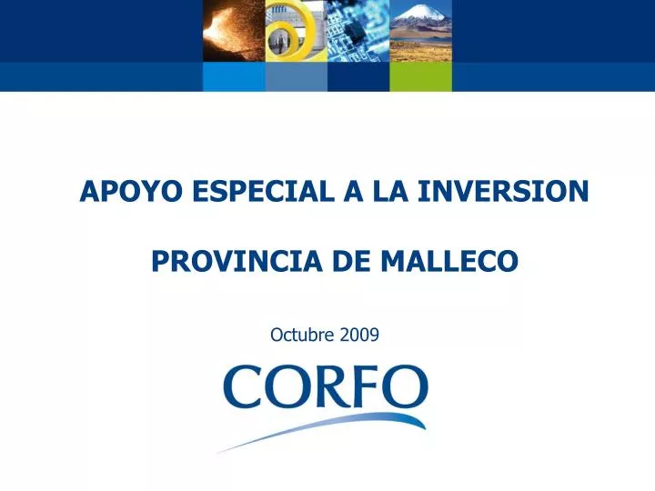 apoyo especial a la inversion provincia de malleco