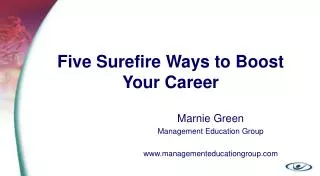 Five Surefire Ways to Boost Your Career