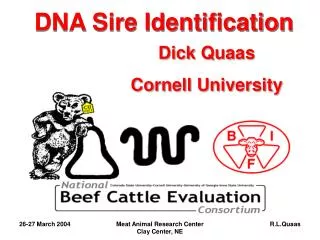 DNA Sire Identification