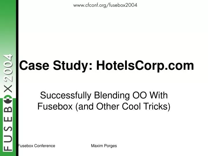 case study hotelscorp com