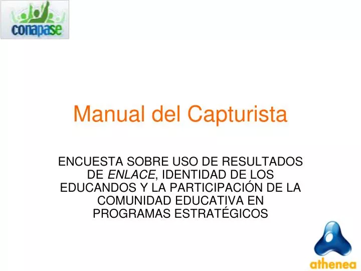 manual del capturista