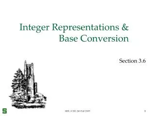 Integer Representations &amp; Base Conversion