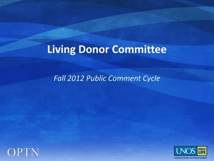 living donor committee