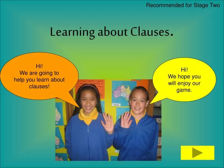 learning about clauses