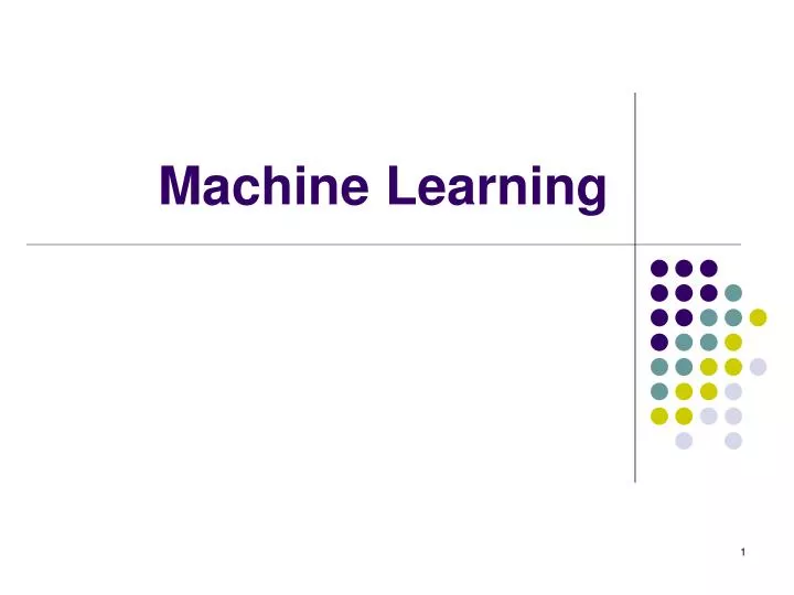 machine learning