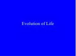 Evolution of Life
