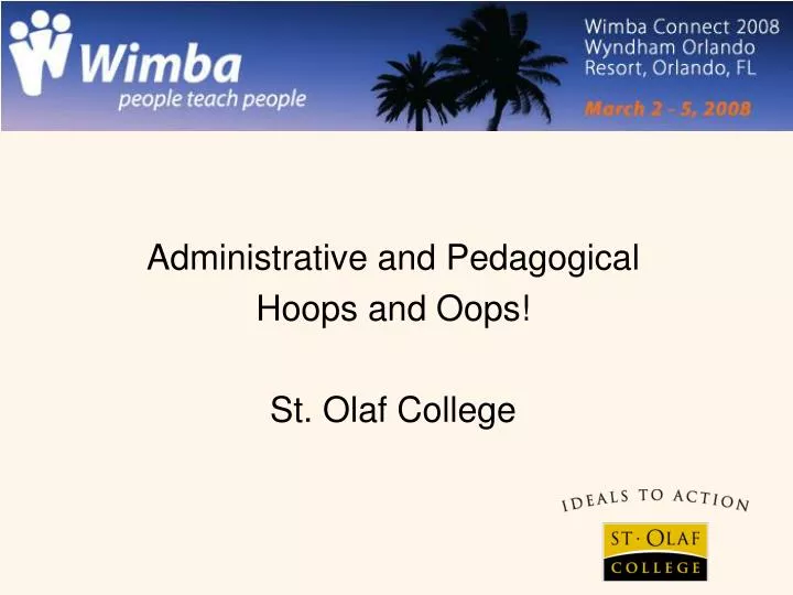 wimba at st olaf