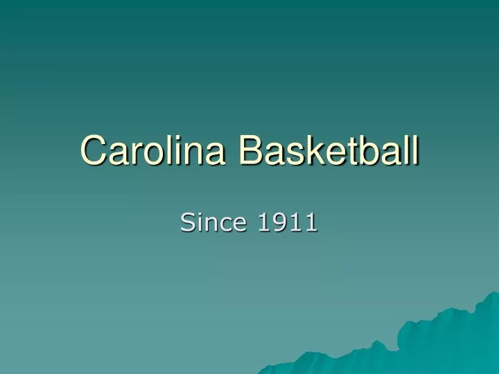 carolina basketball