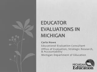 Educator Evaluations in Michigan