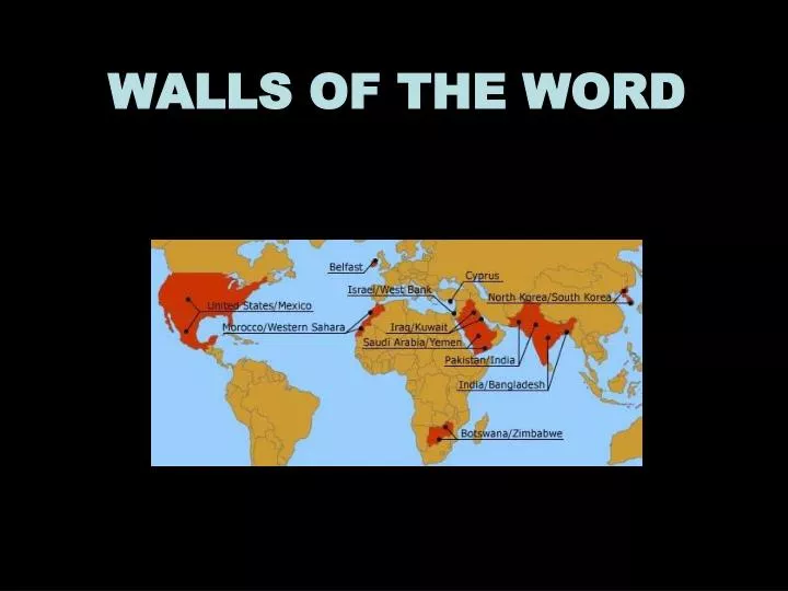 walls of the word