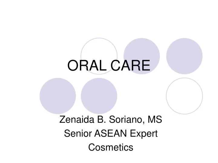 oral care