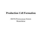 Production Cell Formation - slide 1