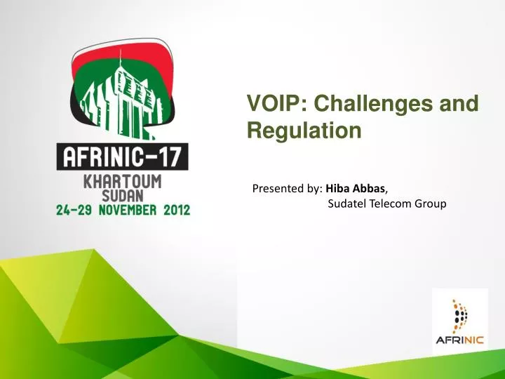 voip challenges and regulation