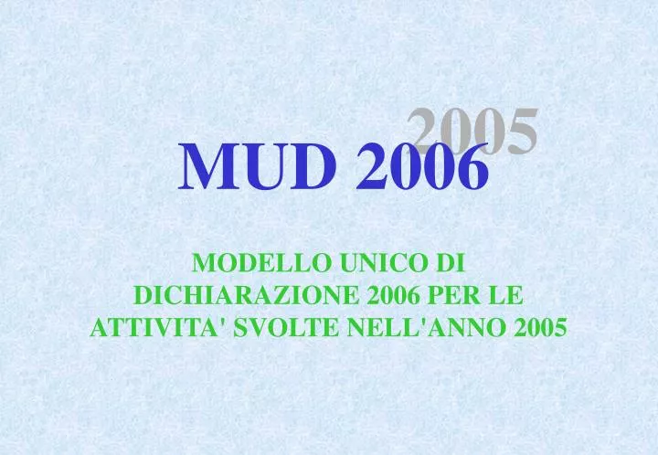 mud 2006