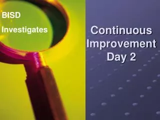 Continuous Improvement Day 2