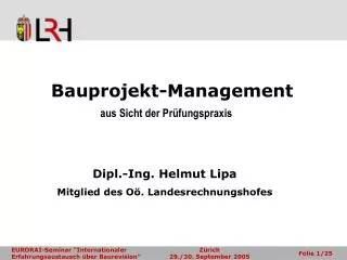 Bauprojekt-Management