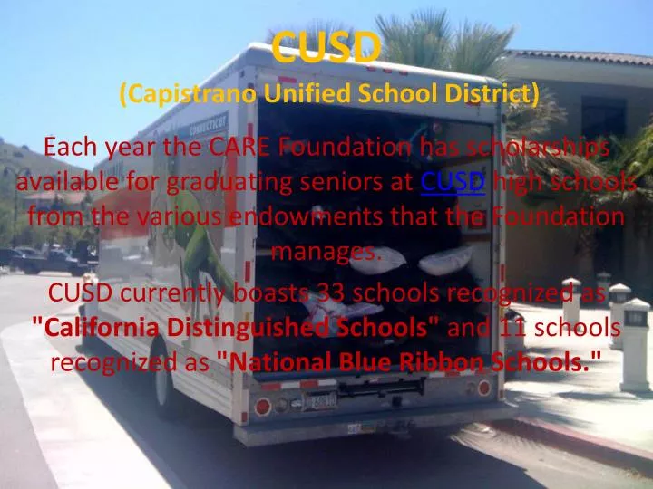 cusd capistrano unified school district
