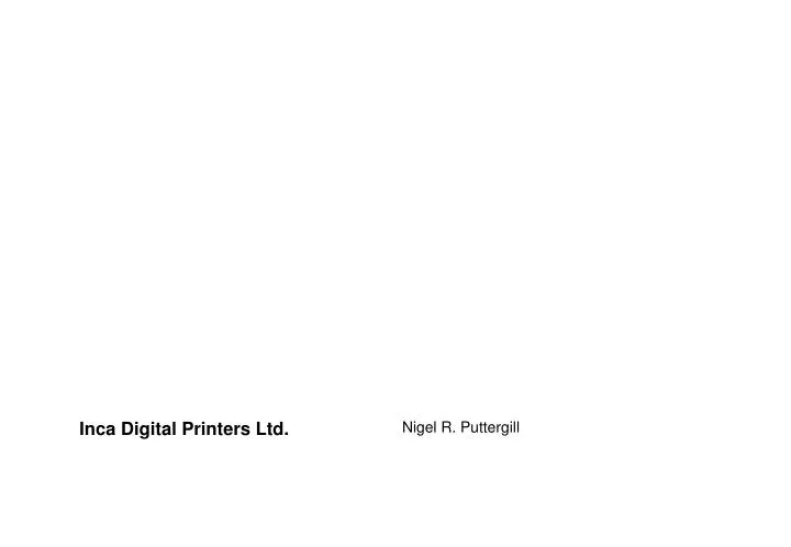 inca digital printers ltd