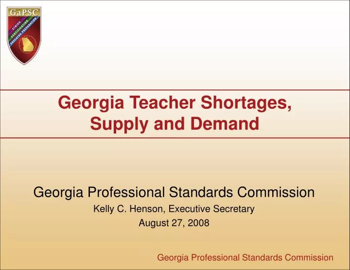georgia teacher shortages supply and demand