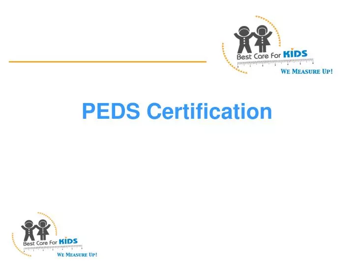 peds certification