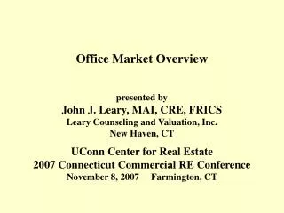 Office Market Overview