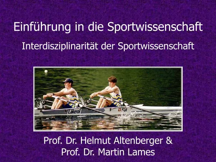einf hrung in die sportwissenschaft interdisziplinarit t der sportwissenschaft