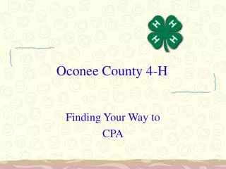 Oconee County 4-H