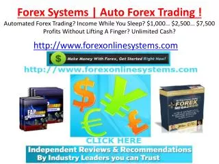Forex Systems
