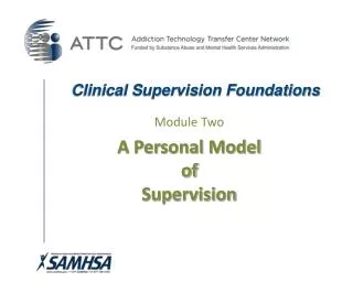 Clinical Supervision Foundations