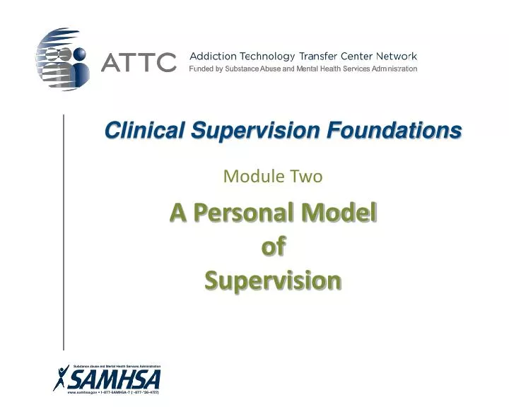 clinical supervision foundations