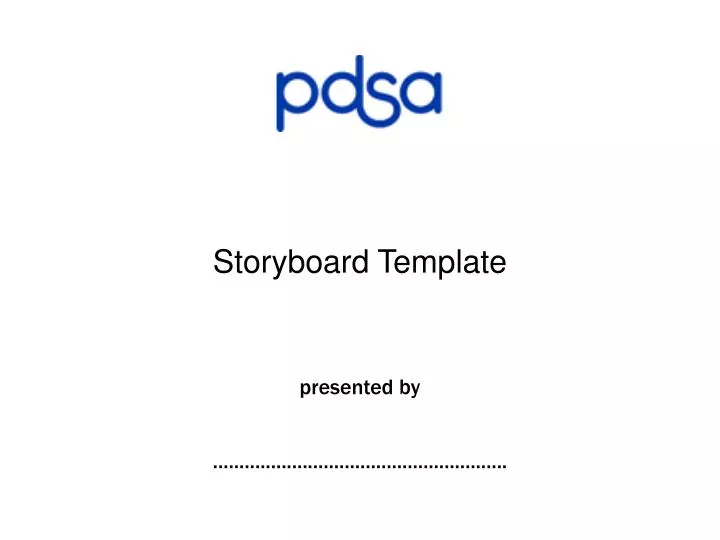 storyboard template