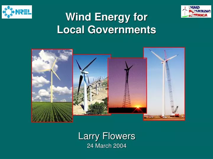 wind energy for local governments