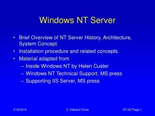 Windows NT Server