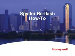 Spyder Re-flash How-To