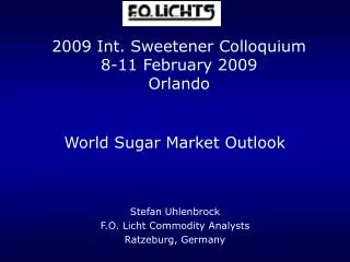 World Sugar Market Outlook