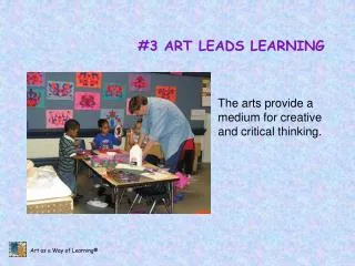 #3 ART LEADS LEARNING