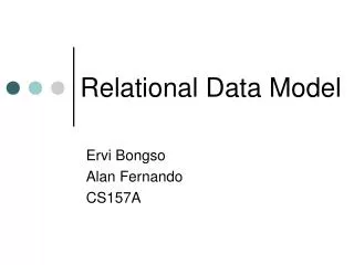 Relational Data Model