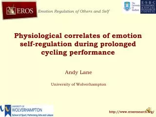Physiological correlates of emotion self-regulation during prolonged cycling performance